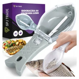 Innowacyjny Skrobak do Ryb FishClean™ – Łuski zostają w środku!